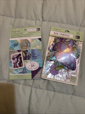 K&Company Purple Butterfly Mixed Media Home Art Pack
